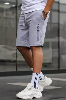 Серые шорты-капри 5403 MADMEXT