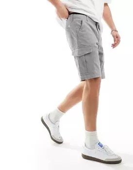 Серые шорты карго Jack & Jones