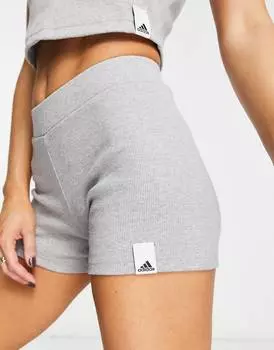 Серые шорты-леггинсы adidas Sportswear Lounge