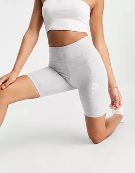 Серые шорты-леггинсы Puma classics