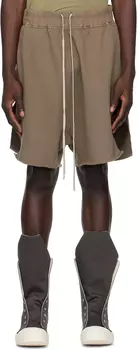 Серые шорты свободного кроя Rick Owens Drkshdw