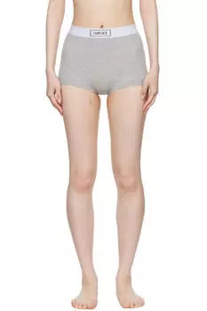 Серые шорты в стиле 90-х в винтажном стиле для мальчиков Versace Underwear