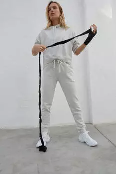 Серые спортивные брюки из 100% хлопка Dash and Stars, серый