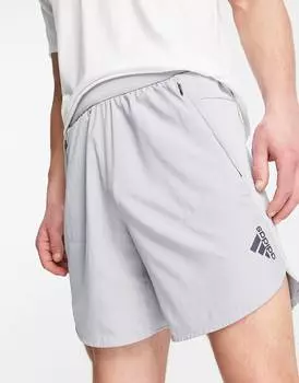 Серые спортивные шорты adidas Training Design 4 Sport