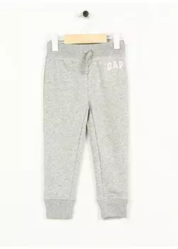 Серые спортивные штаны для девочек Normal Leg 843630 Gap, серый