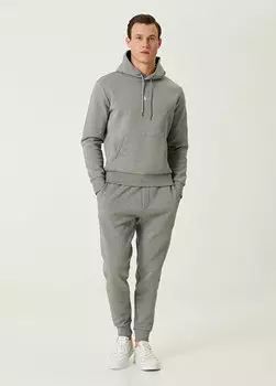 Серые спортивные штаны на шнурке Polo Ralph Lauren