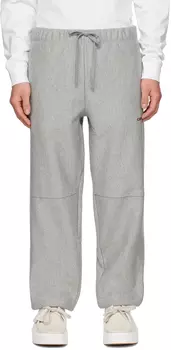 Серые спортивные штаны с американской надписью Carhartt Work In Progress
