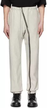 Серые спортивные штаны с обратной стороны TAKAHIROMIYASHITA TheSoloist.