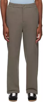 Серые спортивные штаны с полосками Solid Homme