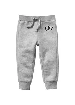 Серые спортивные штаны с принтом для маленьких мальчиков 633913-A Gap, серый