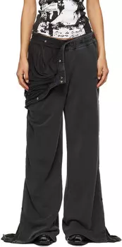 Серые спортивные штаны с застежкой-кнопкой Y/Project