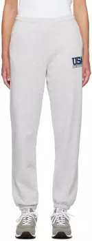 Серые спортивные штаны сборной США Sporty & Rich
