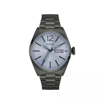 Серые стальные часы GUESS