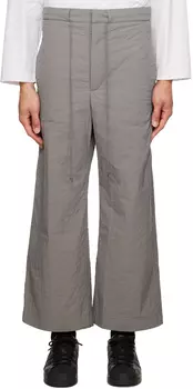 Серые стеганые брюки SAGE NATION