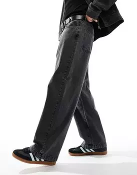 Серые супермешковатые джинсы ADPT