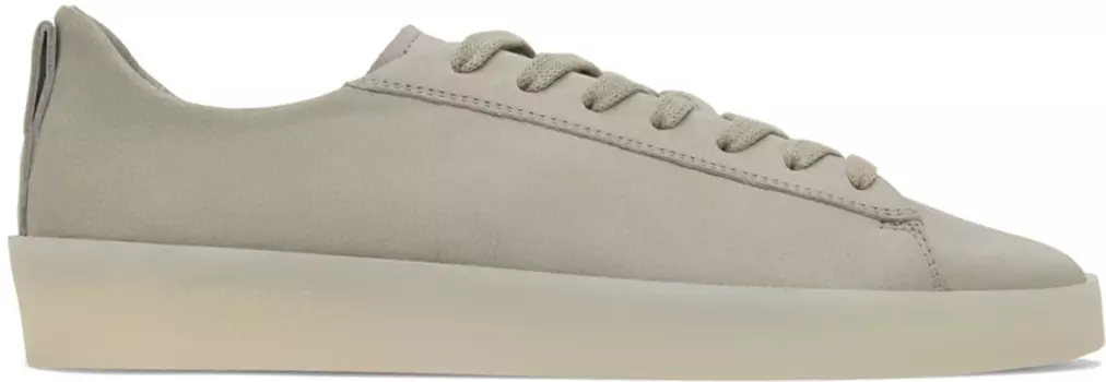 Серые теннисные низкие кеды Essentials