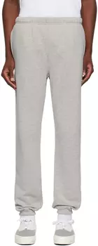Серые тяжелые классические спортивные штаны Les Tien, Heather grey