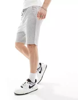 Серые трикотажные шорты Jack & Jones