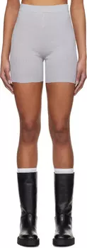 Серые трикотажные шорты Rier