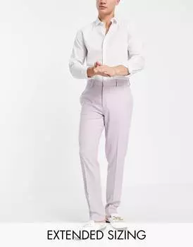 Серые узкие брюки скинни ASOS DESIGN из мелкозернистой ткани серого цвета