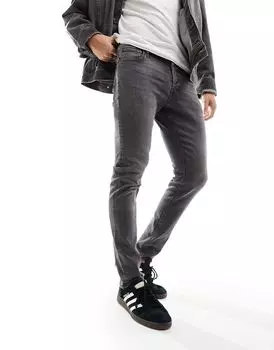 Серые узкие джинсы Jack & Jones glenn