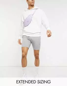 Серые узкие шорты из джерси ASOS DESIGN - GREY