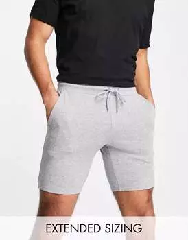 Серые узкие шорты из джерси ASOS - GREY - GREY