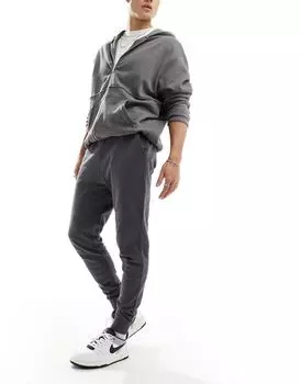 Серые узкие спортивные брюки ASOS DESIGN