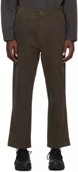 Серые вельветовые брюки Satta