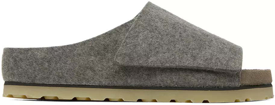 Серые войлочные сандалии Birkenstock Edition Los Feliz Fear of God