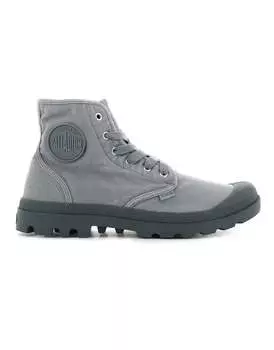 Серые высокие ботинки Palladium Classic Pampa