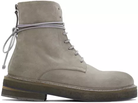 Серые замшевые ботинки Parrucca Marsll