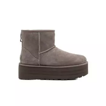 Серые замшевые ботинки UGG
