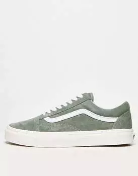 Серые замшевые кроссовки Vans Old Skool