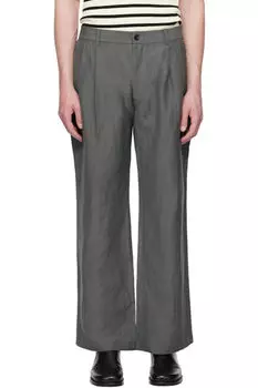 Серые заправленные брюки N.Hoolywood