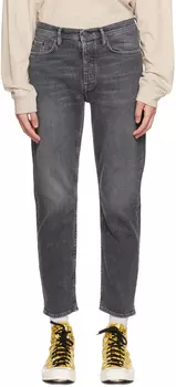 Серые зауженные джинсы Acne Studios