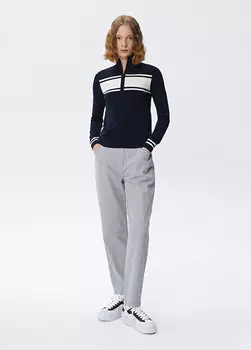 Серые женские брюки Lacoste
