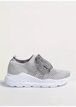 Серые женские кроссовки Cotton Bar