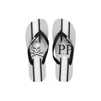 Серые женские сандалии из полиэстера Philipp Plein