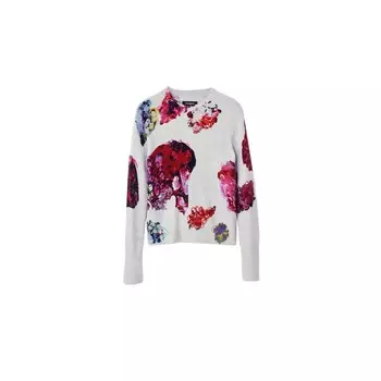 Серый акриловый свитер Desigual