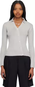 Серый асимметричный кардиган Youth