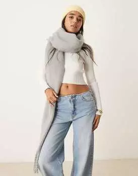 Серый базовый шарф New Look