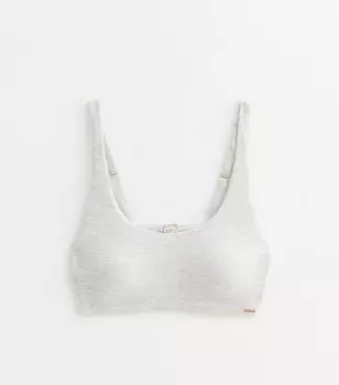 Серый бюстгальтер Dorina с легкими подкладками в рубчик Dorina, темно-серый