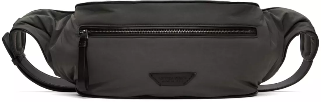 Серый Crossroad Маленькая поясная сумка Bottega Veneta