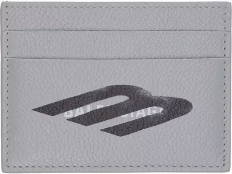 Серый держатель для наличных карт Balenciaga