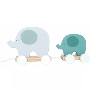 Серый Джабадабадо тянет слонов JaBaDaBaDo