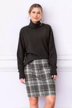 Серый Джилонг с нежным кроем и водолазкой Celtic & Co. , серый