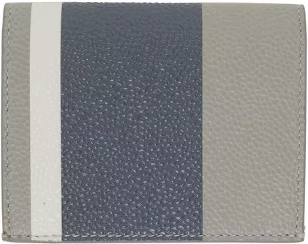 Серый футляр для карт с 3 полосками Thom Browne