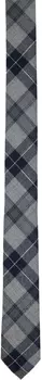 Серый галстук в клетку тартан Thom Browne