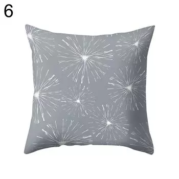 Серый геометрический квадратный защитный чехол для подушки, чехол для подушки, предмет постельного белья-6 # Stuttg